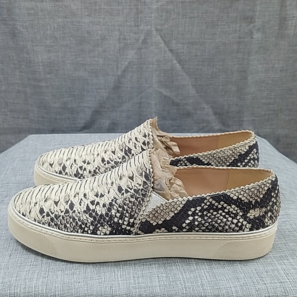 Stuart Weitzman Nuggets Snake Print Slip-On Sneak… - image 8